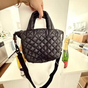 MZ Wallace Black Quilted Mini Bag